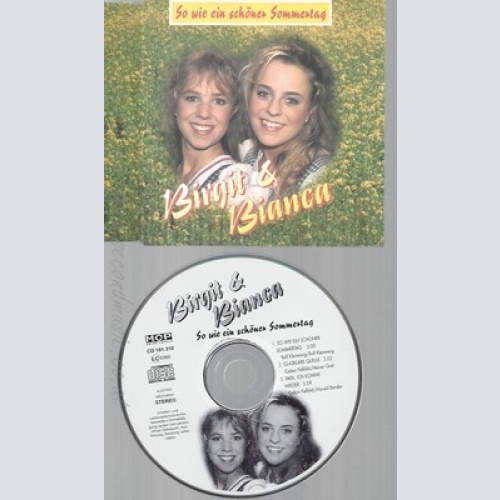 CD--BIRGIT UND BIANCA--SO EIN SCHOENER SOMMERTAG