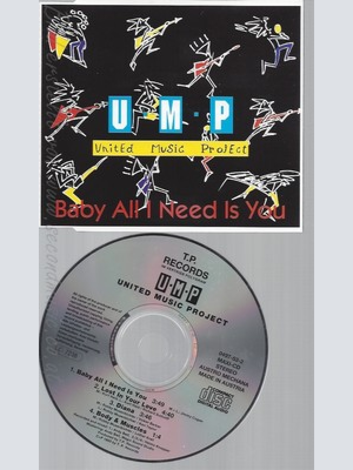CD--UNITED MUSIC PROJECT--BABY ALL I NEED IS YOU