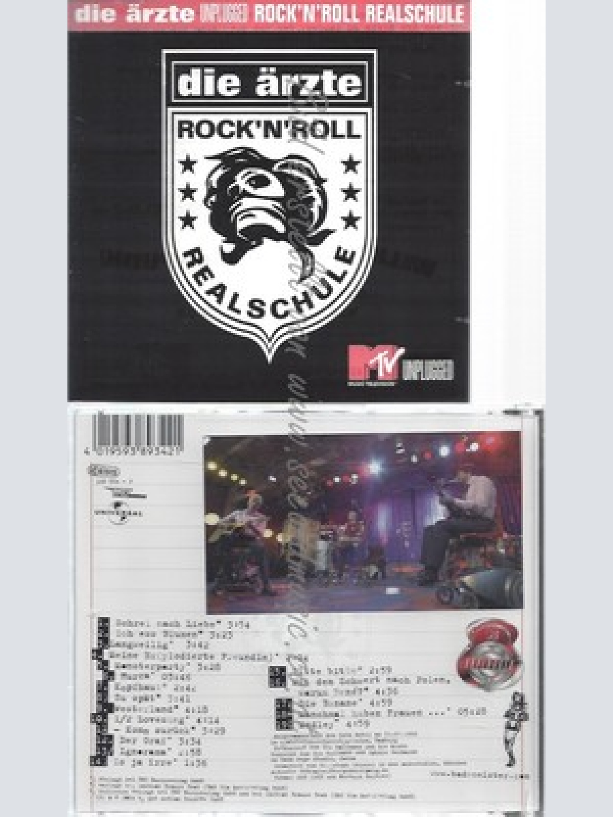 CD--DIE AERZTE -- -- UNPLUGGED - ROCK'N'ROLL REALSCHULE