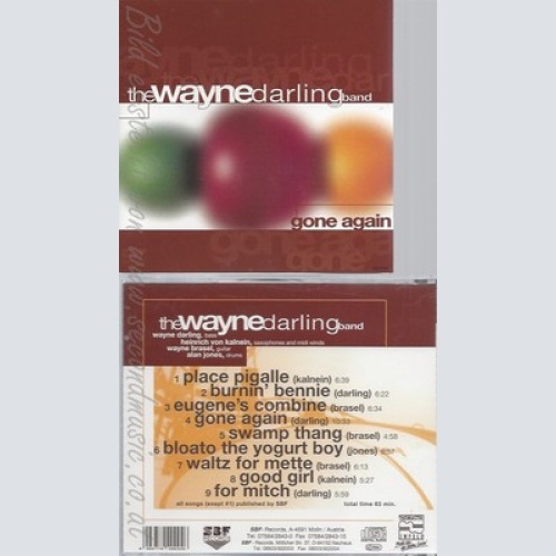 CD--WAYNE BAND DARLING UND THE WAYNE DARLING BAND -1996- -- GONE AGAIN