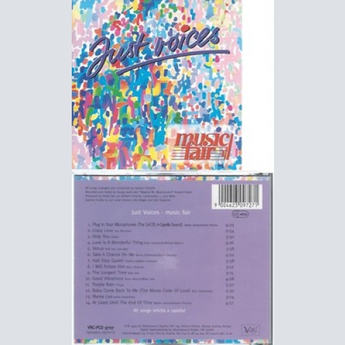 CD--JUST VOICES--MUSIC FAIR