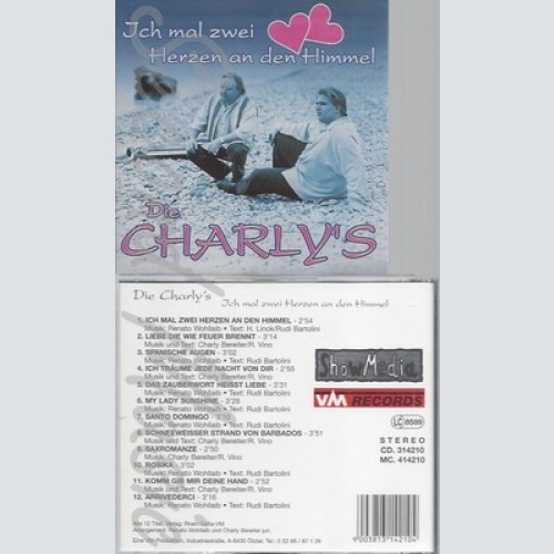 CD--DIE CHARLY'S - CD -- ICH MAL ZWEI HERZEN AN DEN HIMMEL