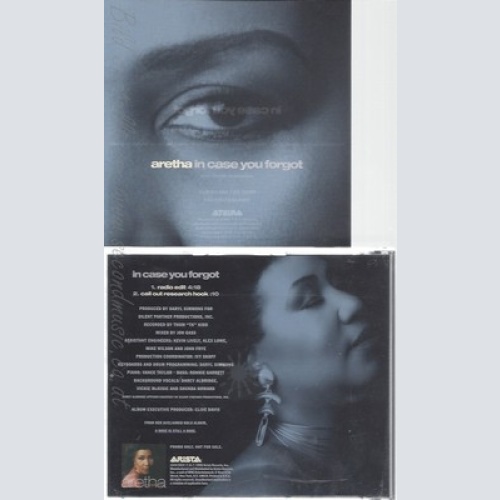 CD--ARETHA--IN CASE YOU FORGOT --PROMO
