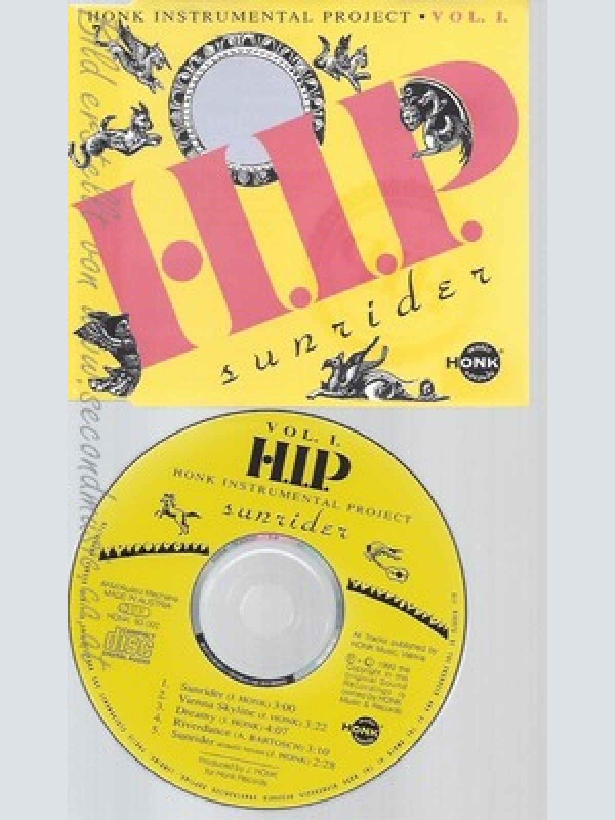 CD--HONK INSTRUMENTAL PROJECT VOL I--SUNRIDER