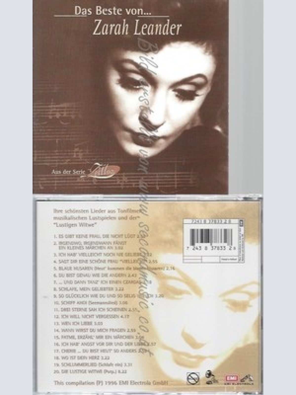 CD--ZARAH LEANDER / ZARAH LEANDER -- -- DAS BESTE