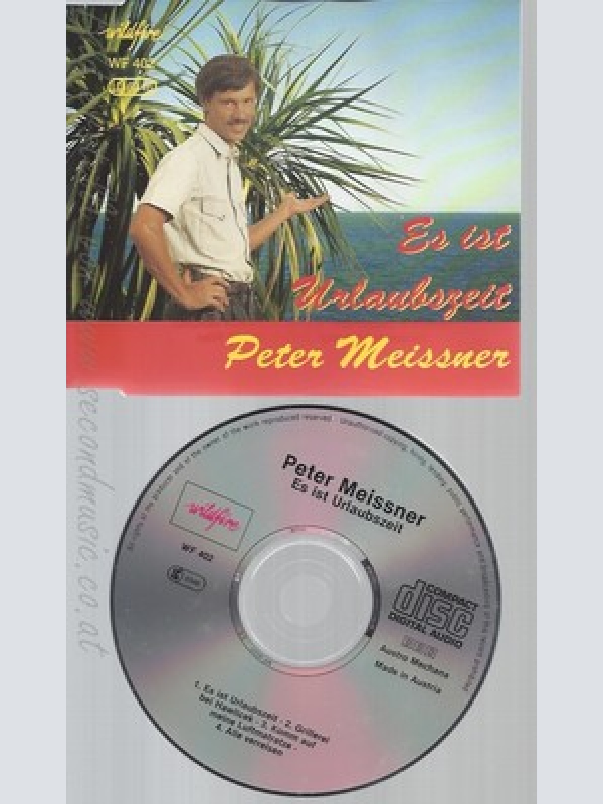 CD--PETER MEISSNER--ES IST URLAUBSZEIT--