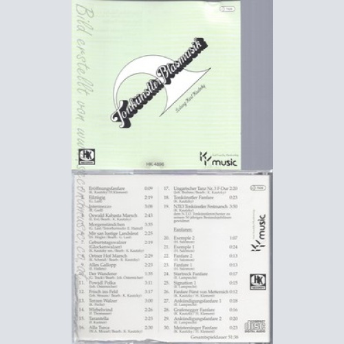 CD--TONKÜNSTLER BLASMUSIK--LEITUNG KARL KAUTZKY