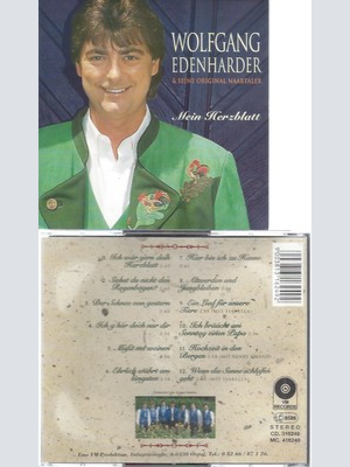 CD--WOLFGANG EDENHARDER--MEIN HERZBLATT