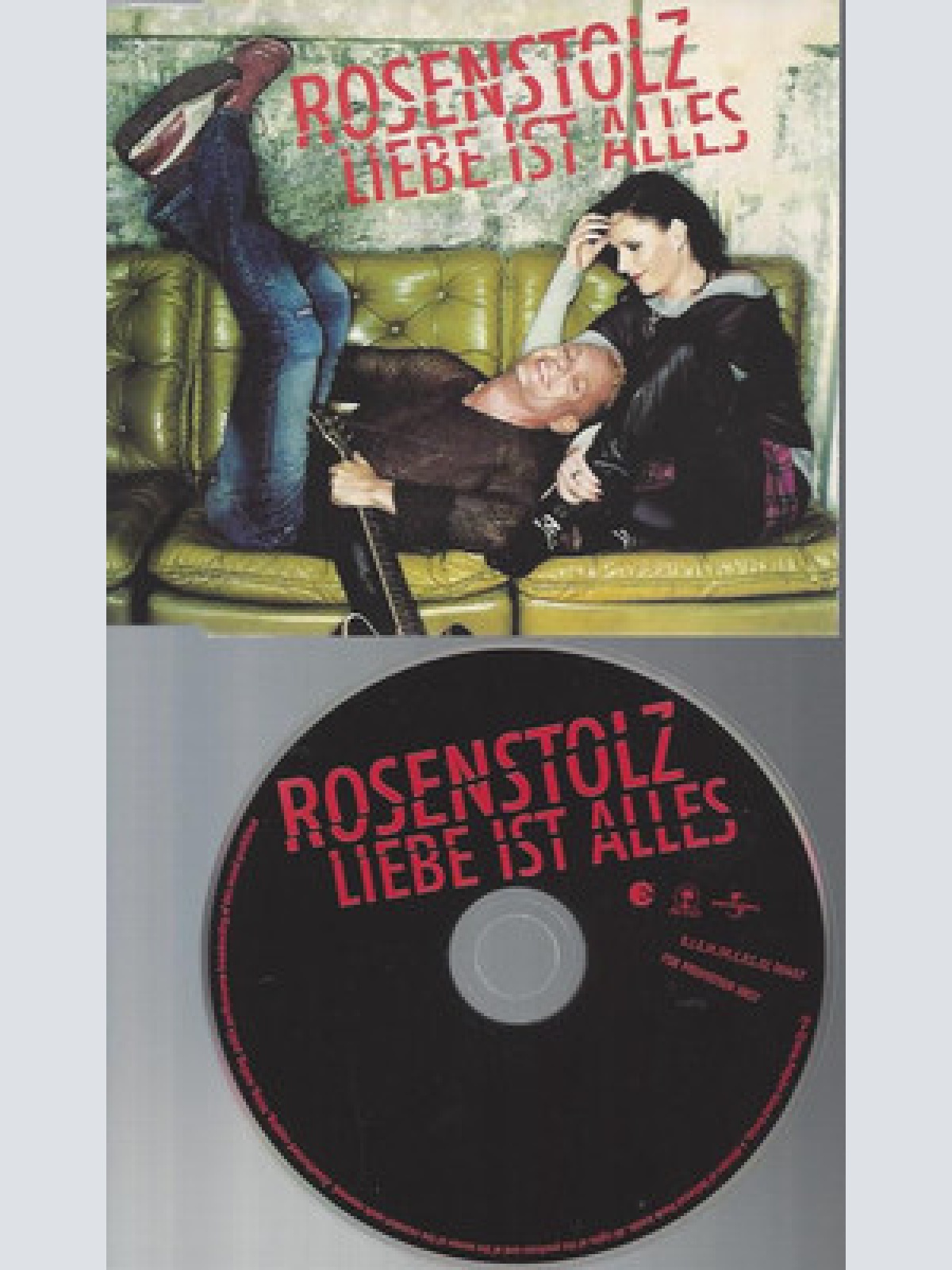 MAXI --ROSENSTOLZ-- LIEBE IST ALLES-- PROMOTION ONLY --PROMO--!!
