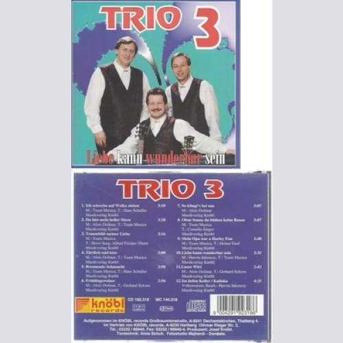 CD--TRIO 3 -- LIEBE KANN WUNDERAR SEIN
