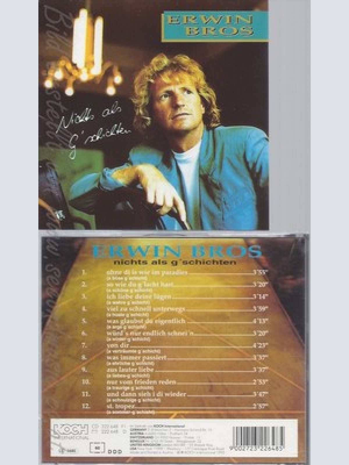 CD--ERWIN BROS--NICHTS ALS G'SCHICHTEN