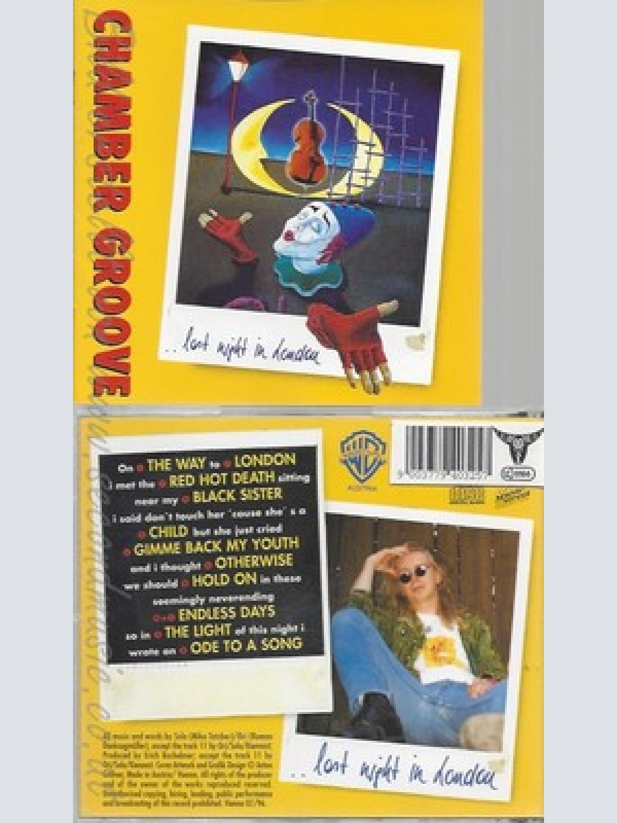 CD--CHAMBER GROOVE--LAST NIGHT IN LONDON