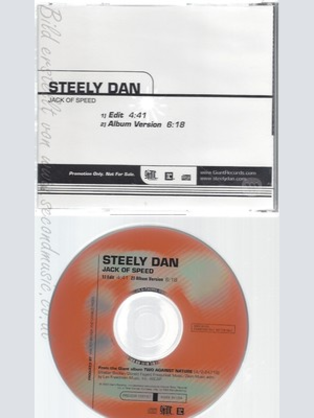 CD--STEELY DAN--JACK OF SPEED--PROMO--OHNE FRONTCOVER