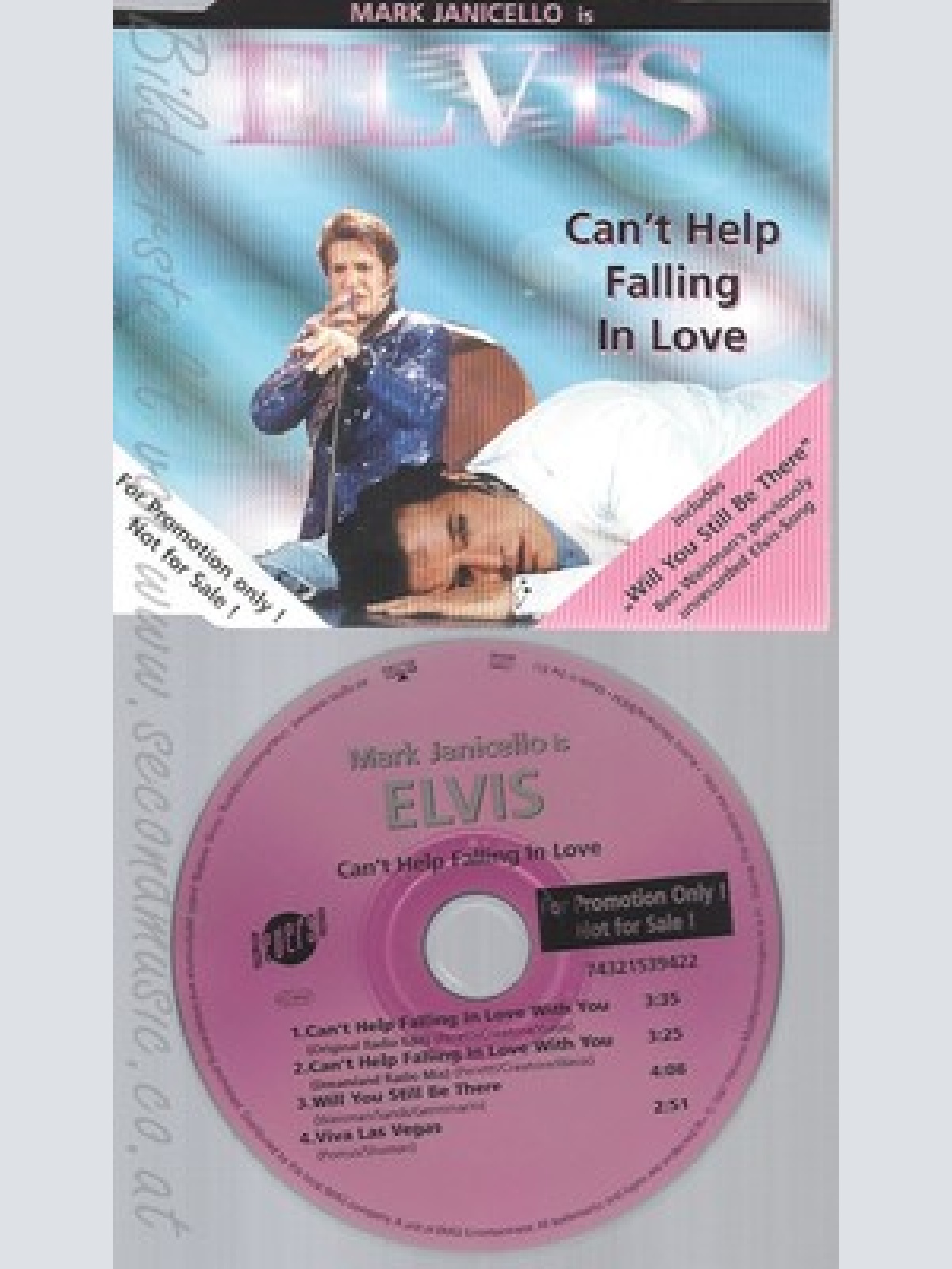 CD--MARK JANICELLO IS --ELVIS--VAN'T HELP FALLING IN LOVE --PROMO