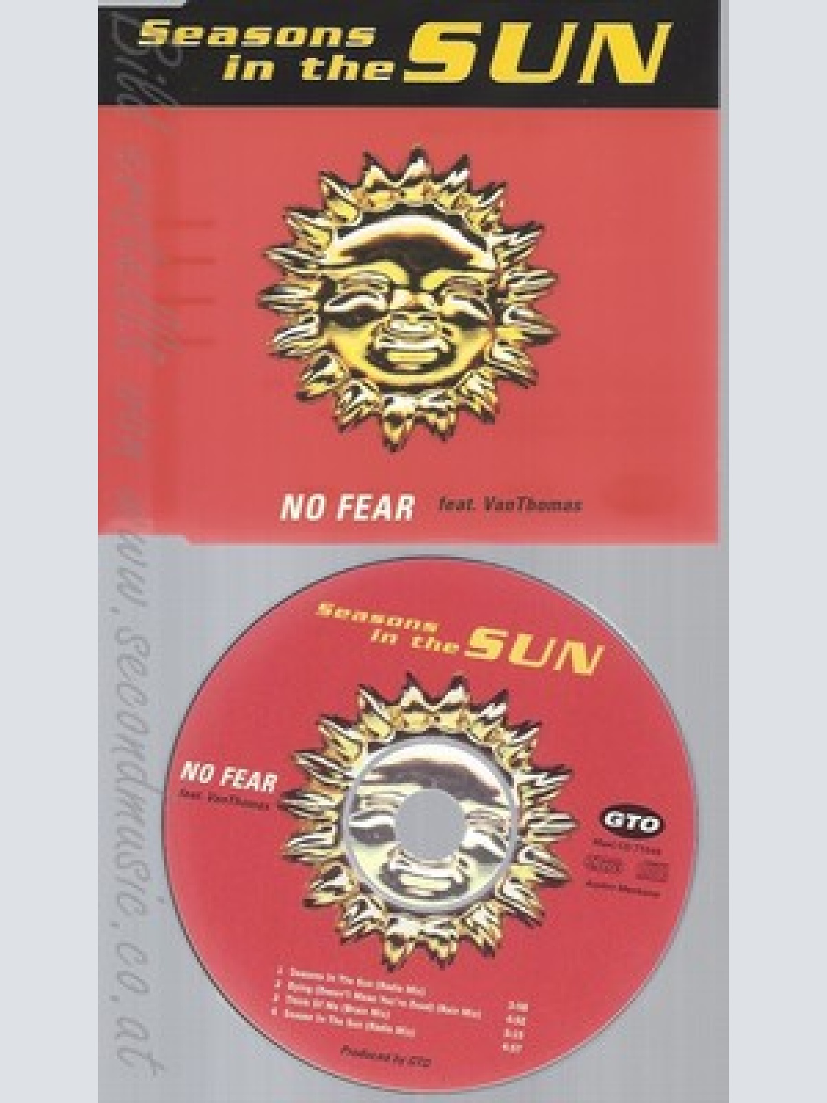 CD--NO FEAR -- - SINGLE -- SEASONS IN THE SUN