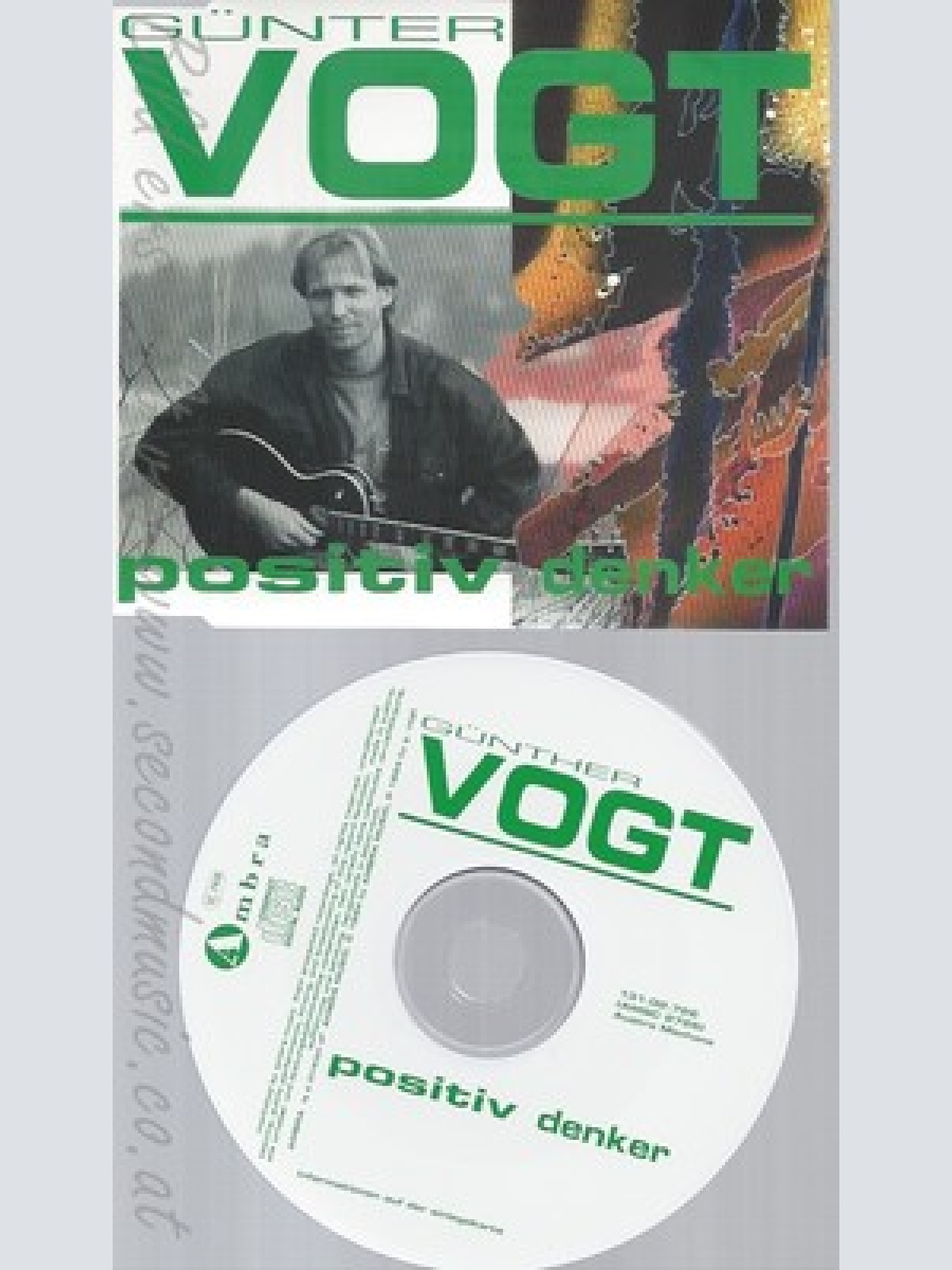 CD--GUENTER VOGT - SINGLE -- POSITIV DENKER