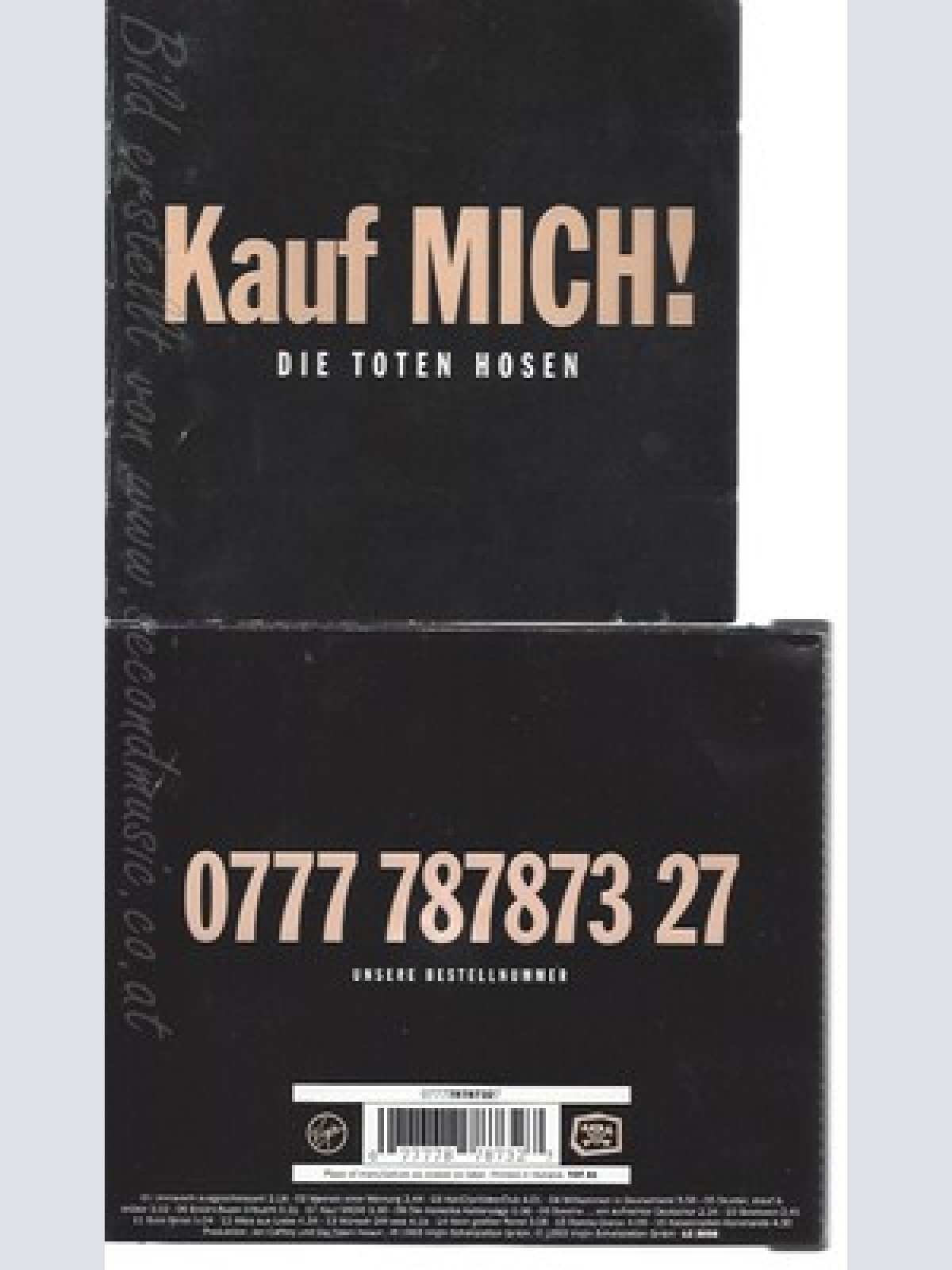 CD--DIE TOTEN HOSEN -- -- KAUF MICH !