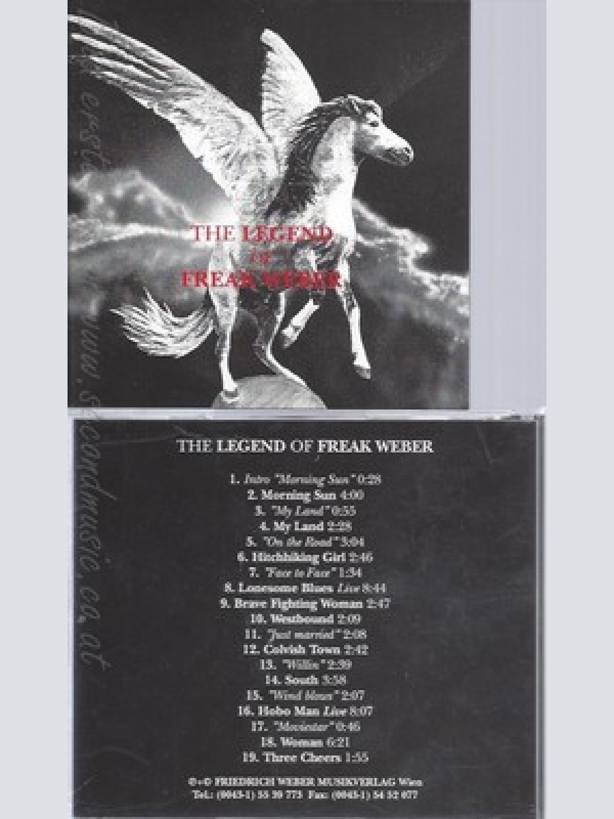 CD--THE LEGEND OF FREAK WEBER