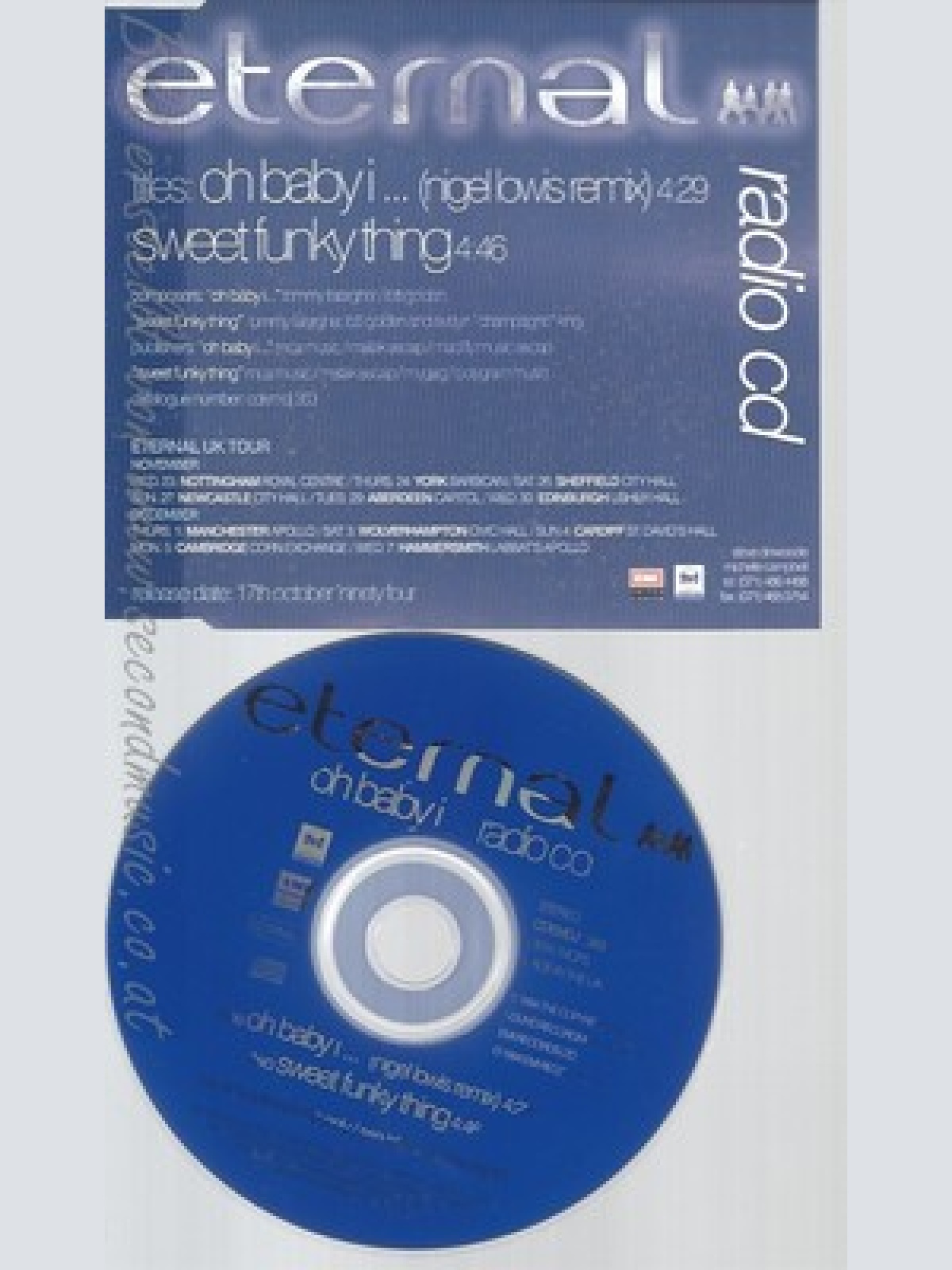 CD--ETERNAL--OH BABY--I --PROMO