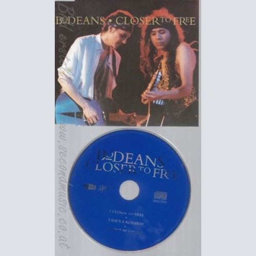 CD--BODEANS - - - SINGLE -- CLOSER TO FREE