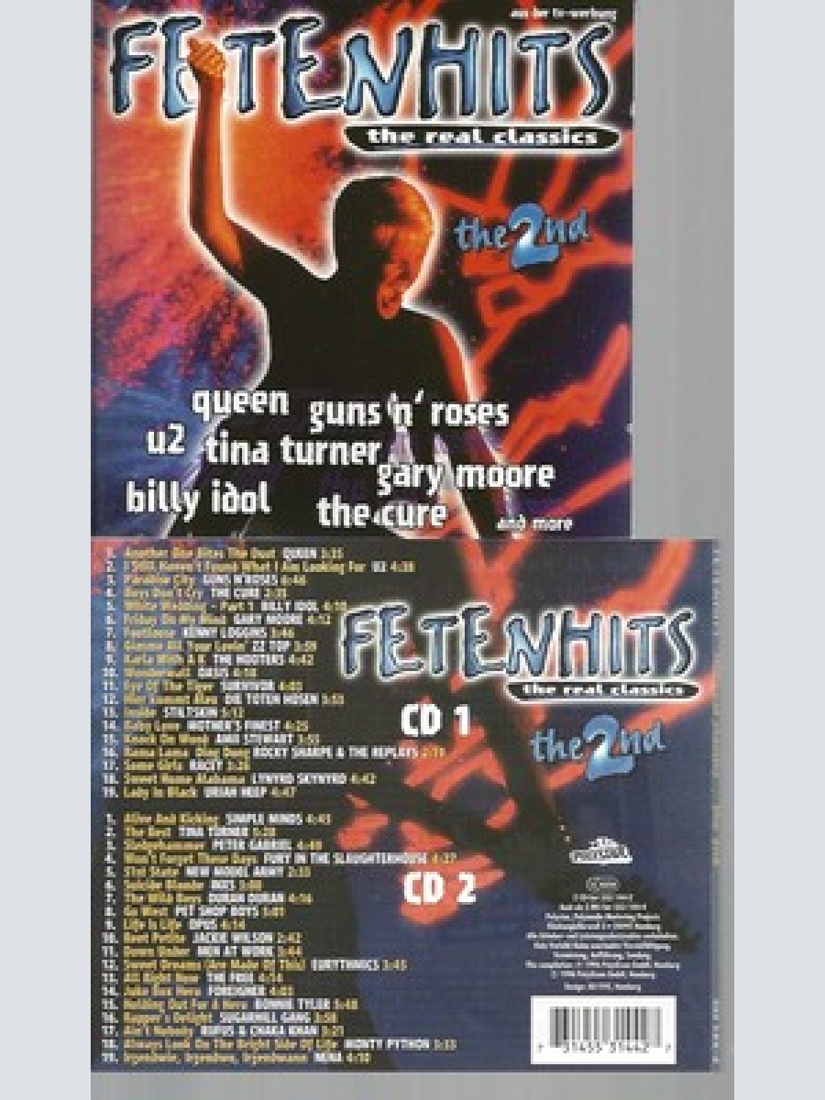 CD--VARIOUS -- --2CD -- FETENHITS - THE REAL CLASSICS VOL. 2--THE 2ND