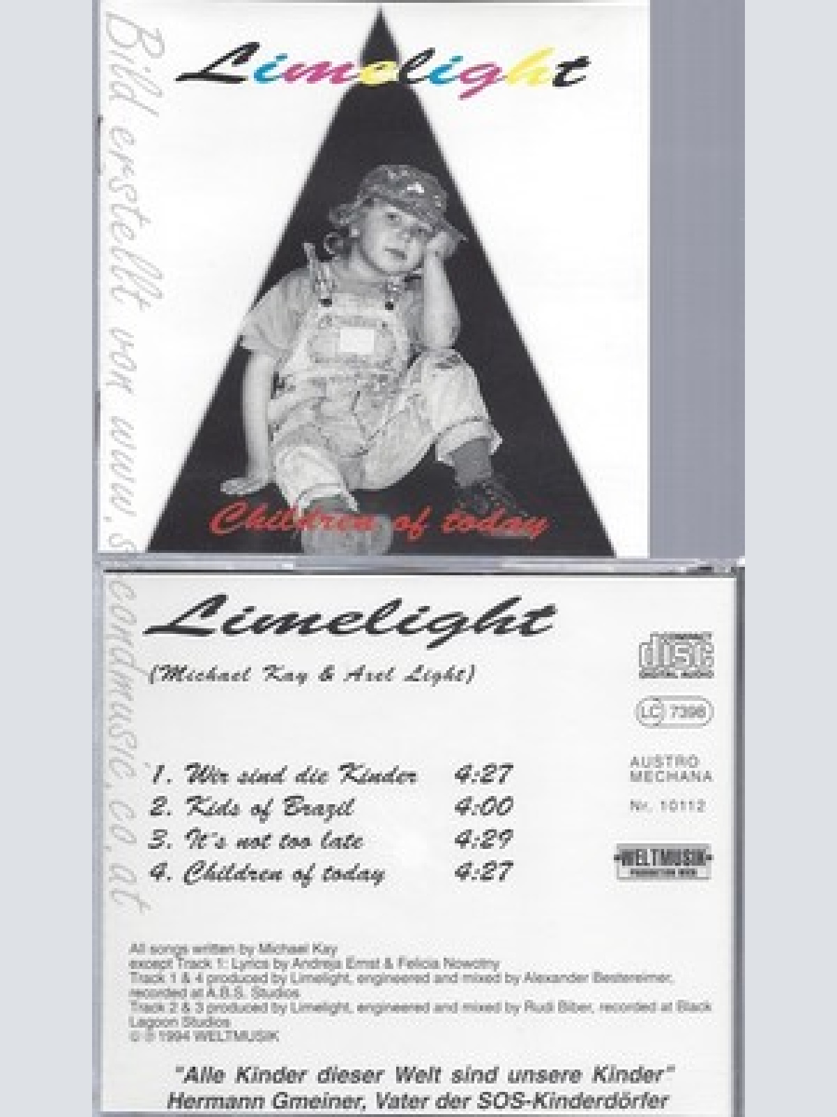 CD--LIMELIGHT--CHILDREN OF TODAY