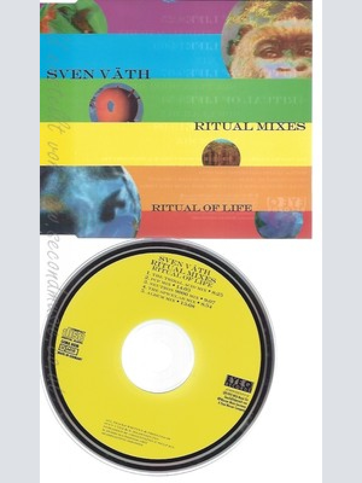 CD--SVEN VAETH - SINGLE -- RITUAL OF LIFE -RITUAL MIXES, 5 VERSIONS, -