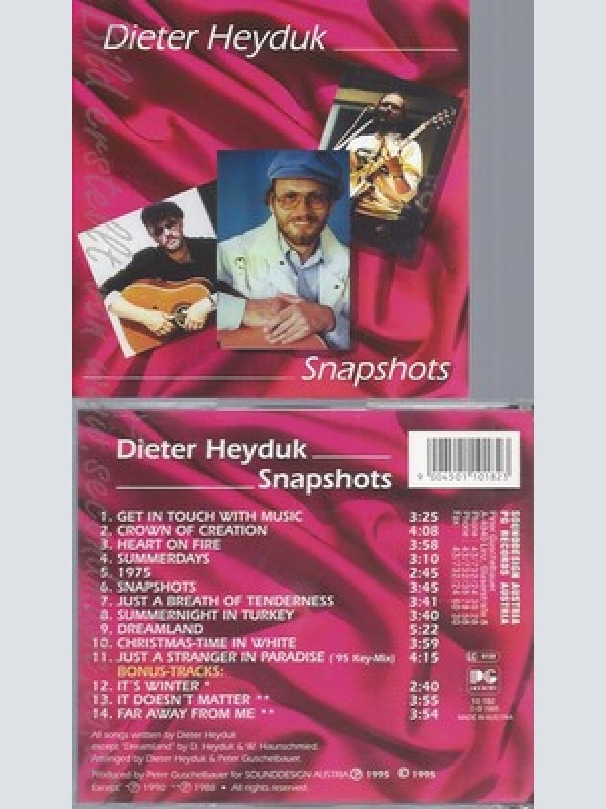 CD--DIETER HEYDUK - -- SNAPSHOTS