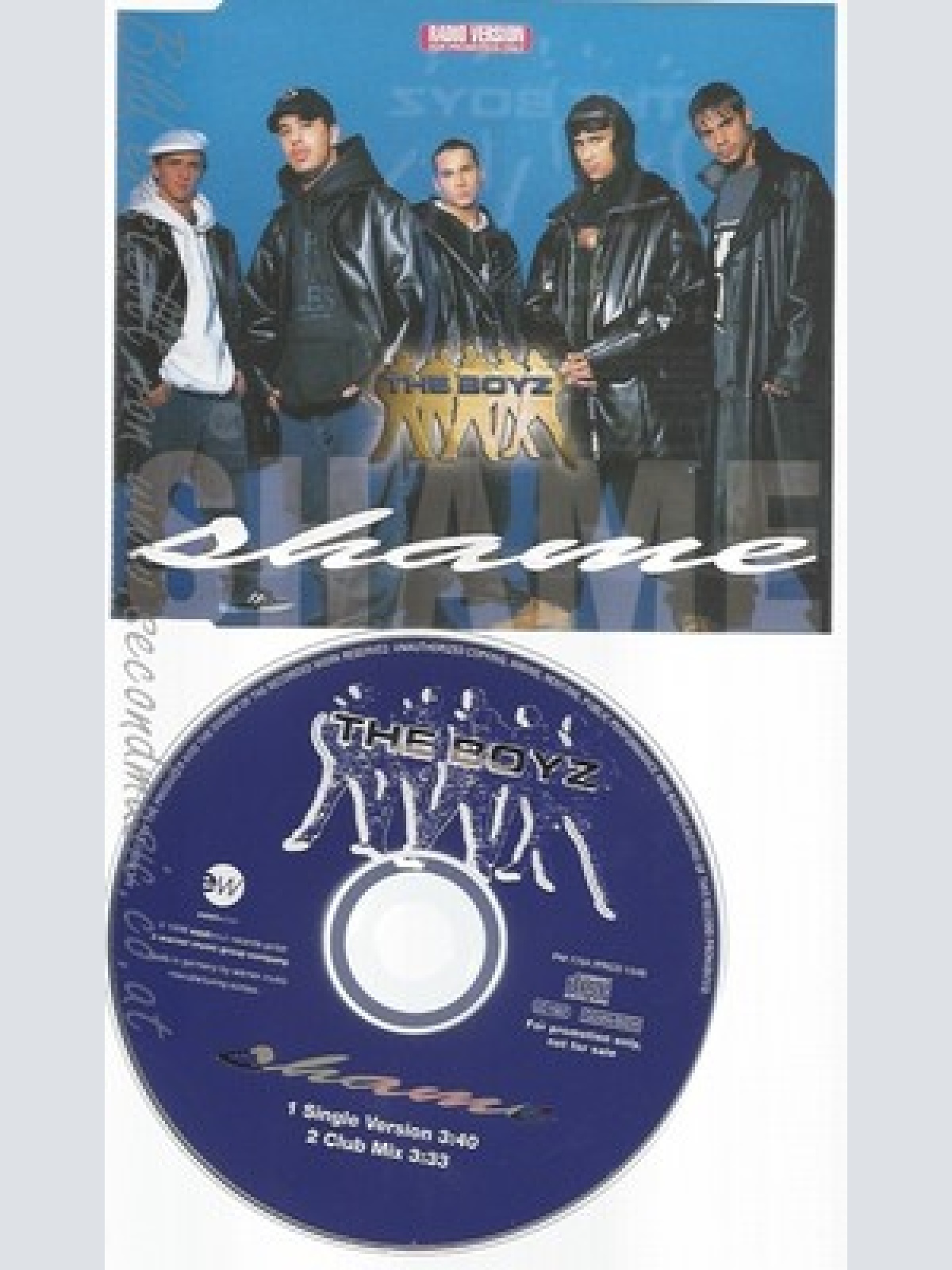 CD--THE BOYS--SHAME--PROMO