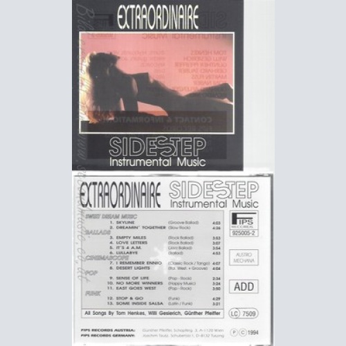 CD--SIDESTEP--EXTRAORDINAIRE--INSTRUMENTAL MUSIC