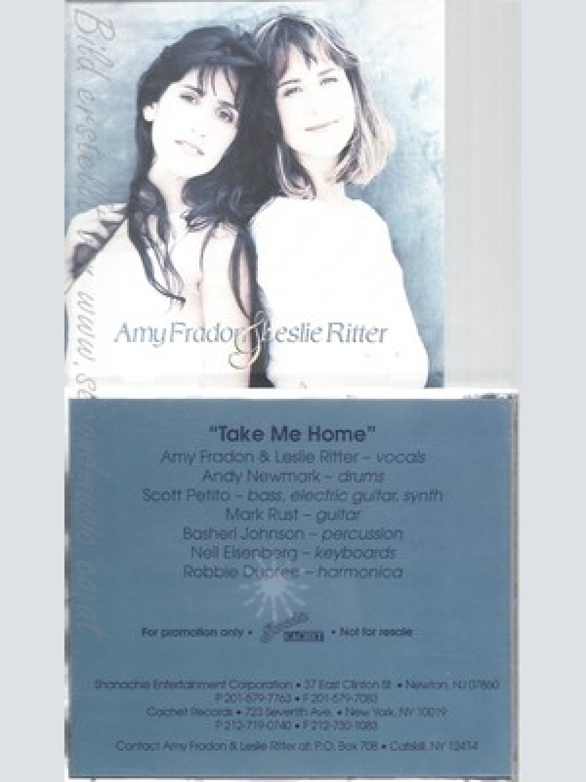 CD--AMY FRADON & LESLIE RITTER--TAKE ME HOME --PROMO