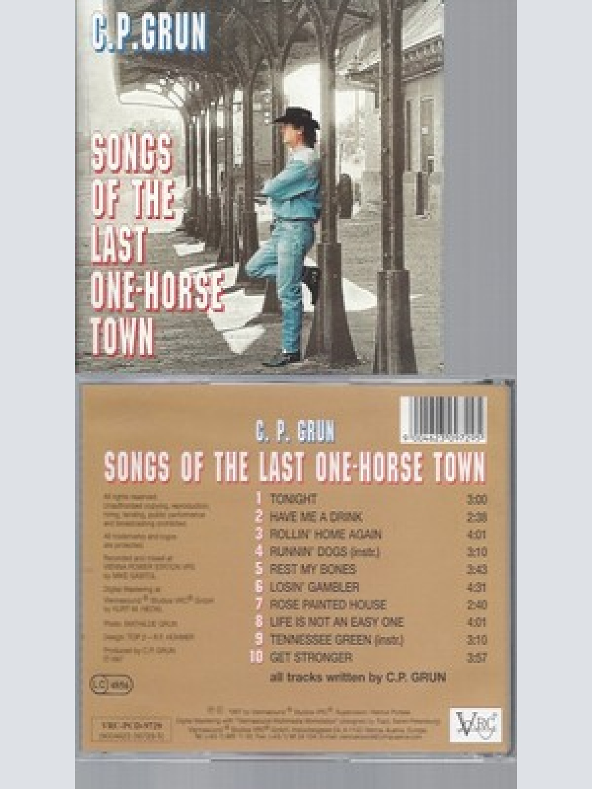 CD--CP / GRUN, C.P. GRUN -1997- -- SONGS OF THE LAST ONE-HORSE TOWN