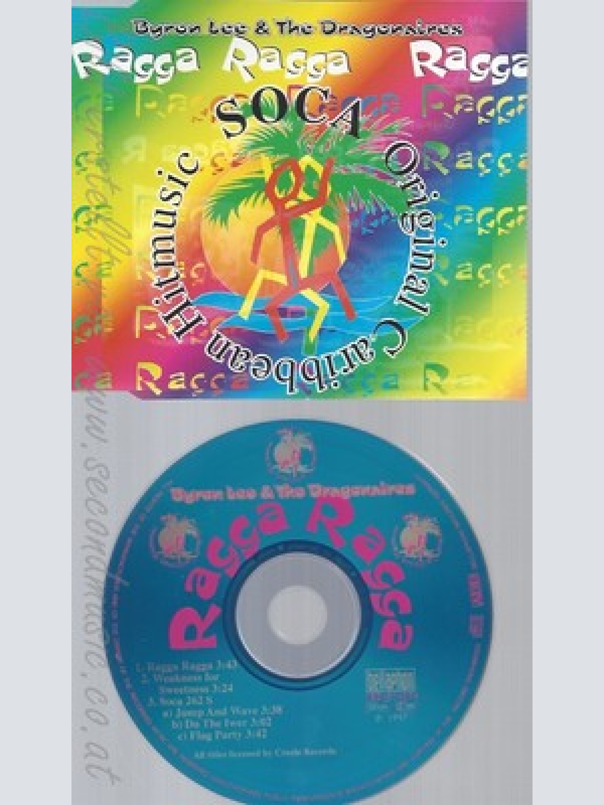 CD--BYRON LEE & THE DRAGONAIRES -- - SINGLE -- RAGGA RAGGA