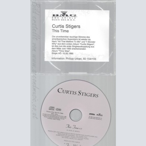 CD--CURTIS STIGERS--THIS TIME--PROMO