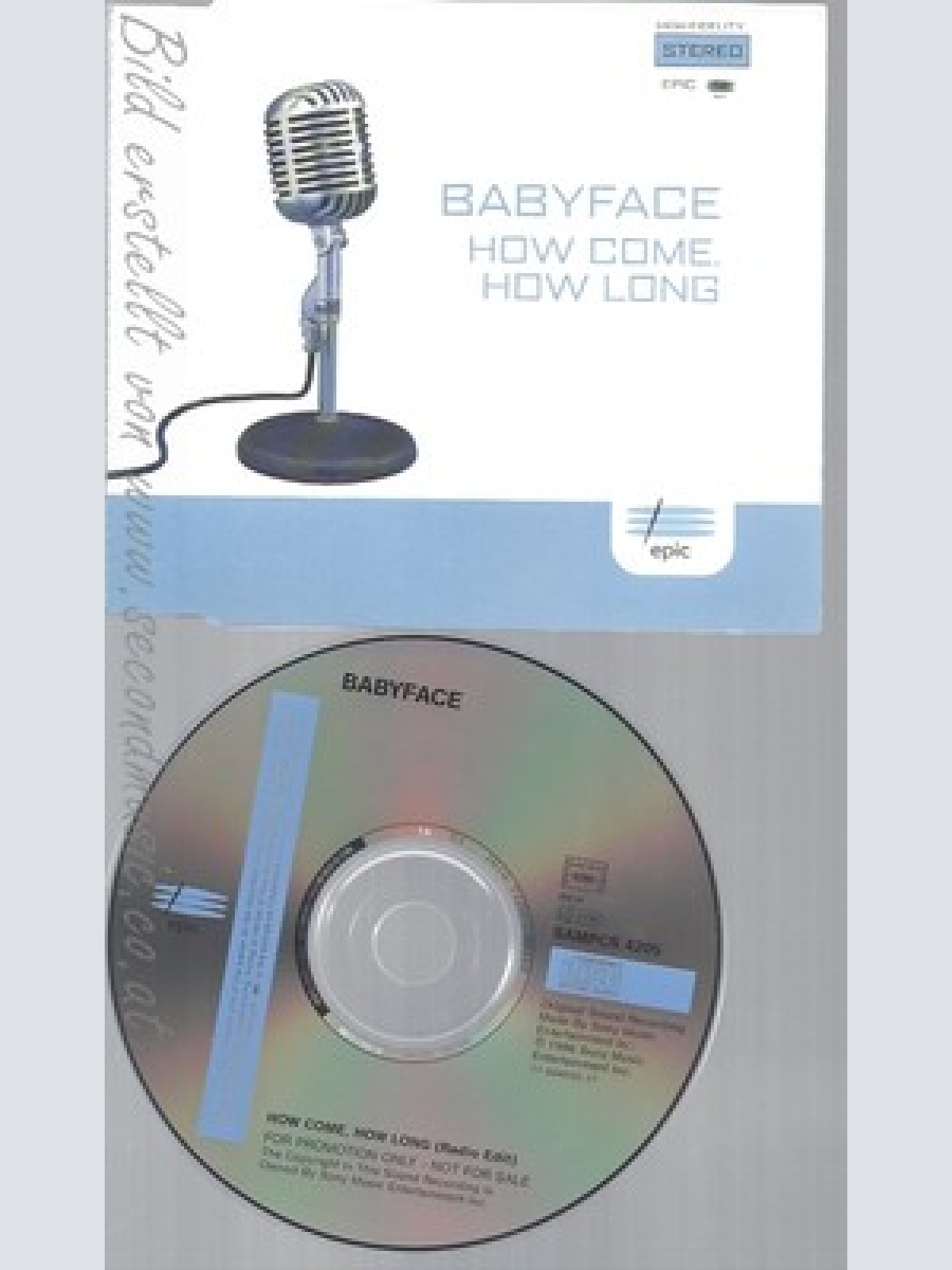 CD-BABYFACE--HOW COME HOW LONG--PROMO