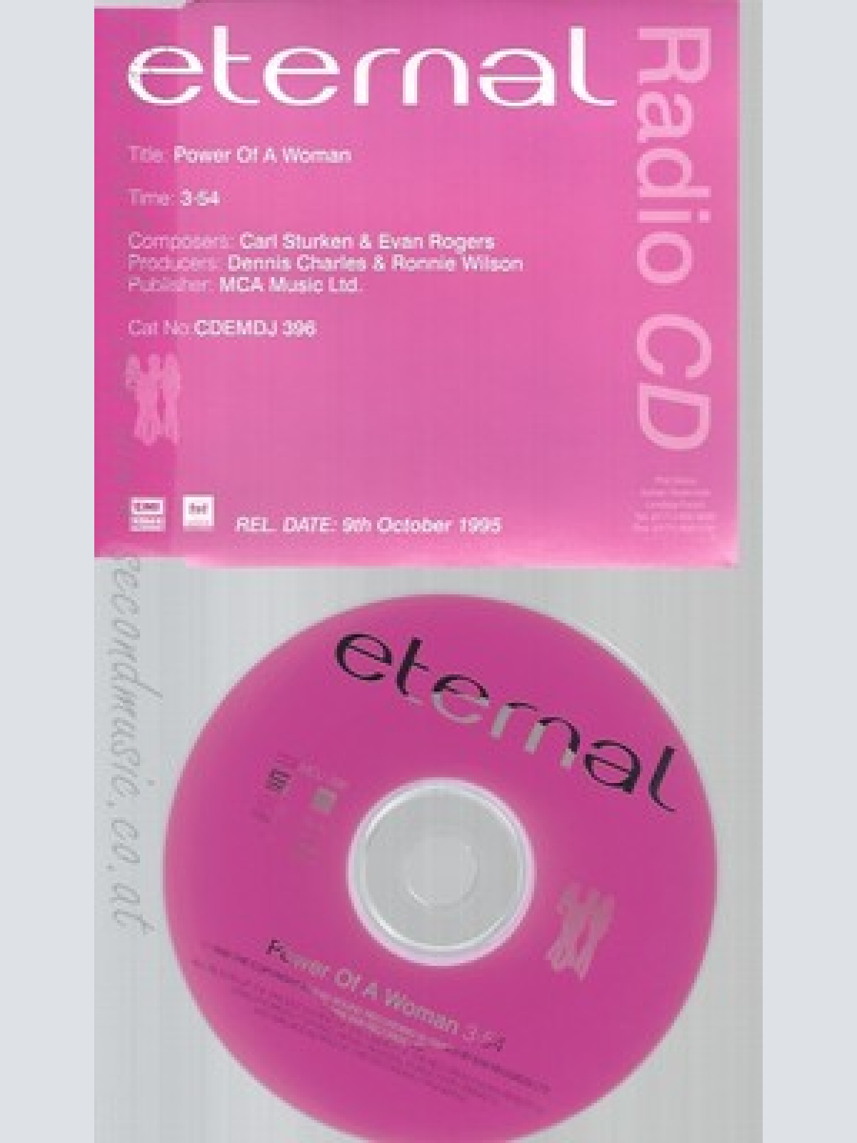 CD--ETERNAL--POWER OF LOVE --PROMO