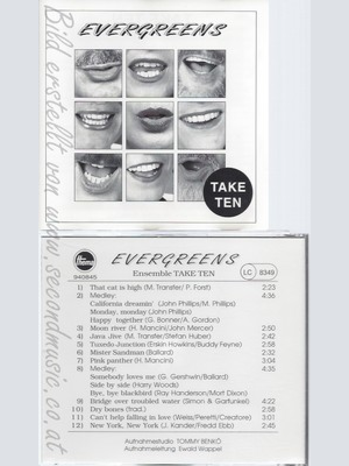 CD--EVERGREENS--TAKE TEN