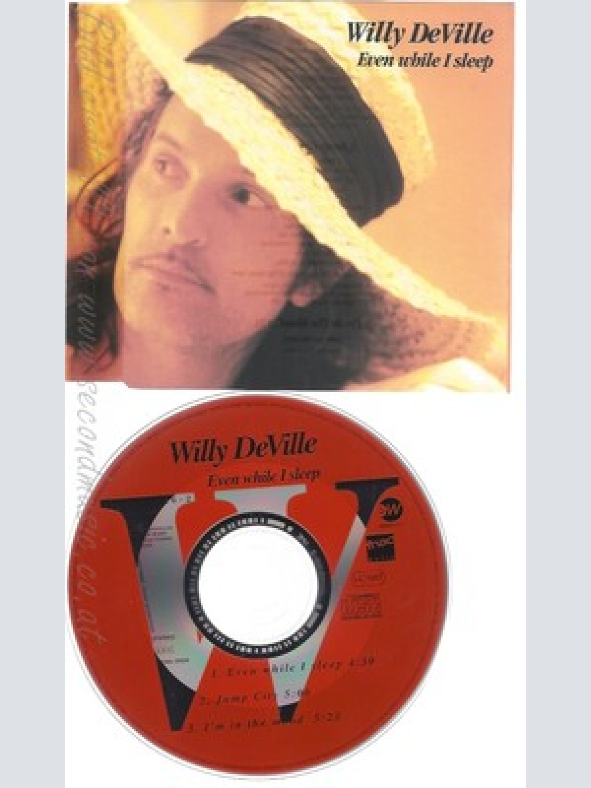 CD--WILLY DEVILLE - SINGLE -- EVEN WHILE I SLEEP -3 TRACKS,   -
