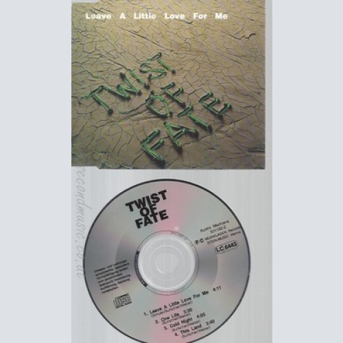 CD--TWIST OF FATE--LEAVE A LITTLE LOVE FOR ME