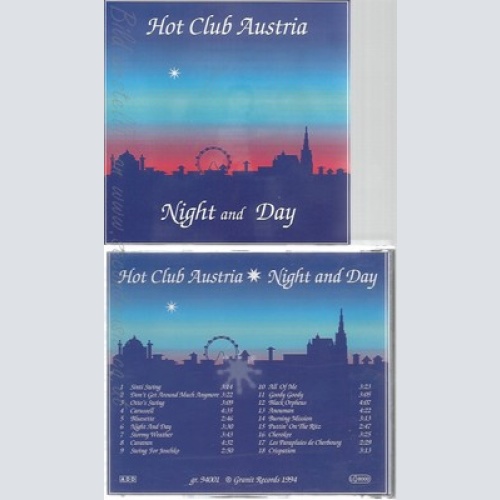 CD--HOT CLUB AUSTRIA --NIGHT AND DAY