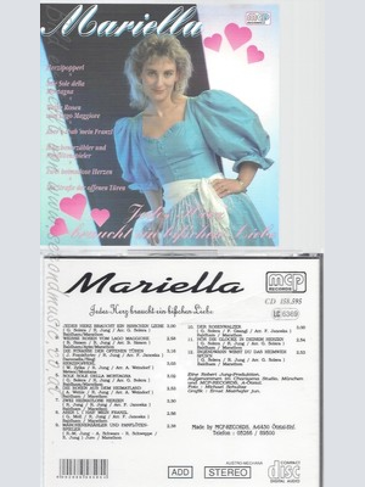 CD--MARIELLA--JEDES HERZ BRAUCHT EIN BISSCHEN LIEBE