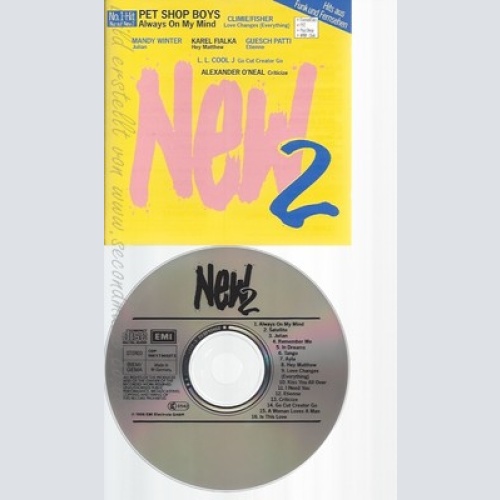 CD--NEW 2--PET SHOP BOYS --FISHER--VARIOUS