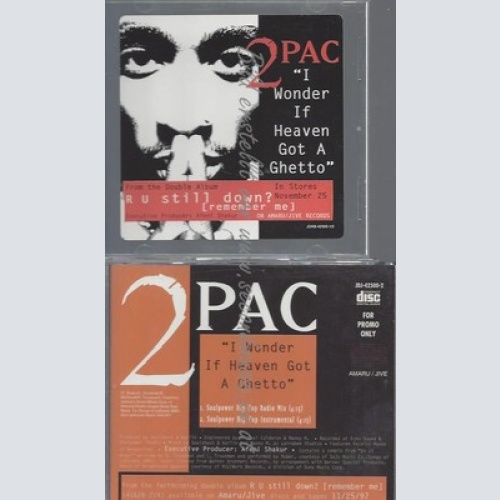 CD--PROMO--2PAC--I WONDER IF HEAVEN GOT A GHETTO--