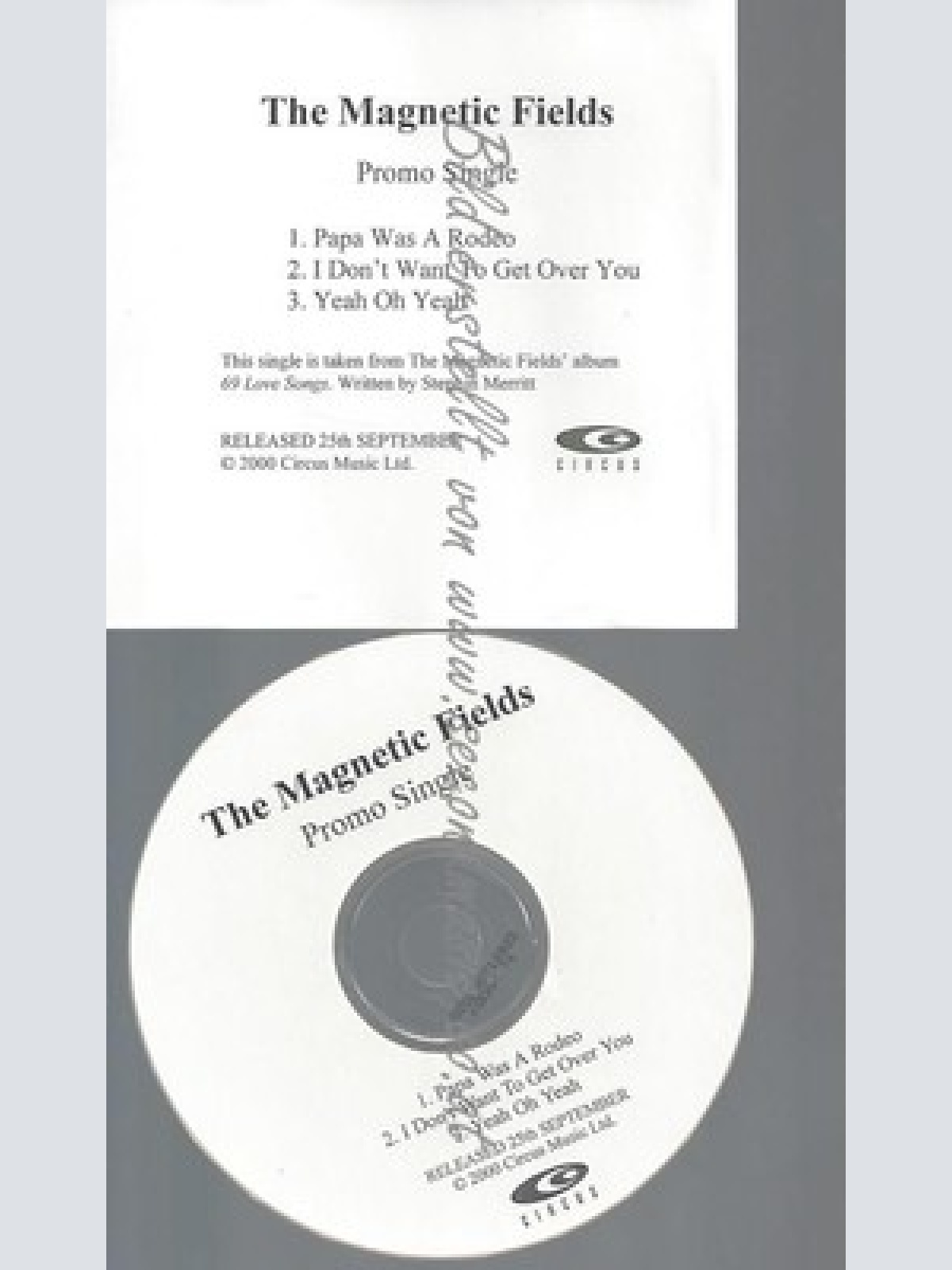 CD--PROMO--THE MAGNETIC FIELDS--PAPA WAS A RODEO
