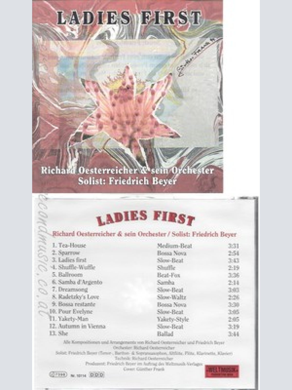 CD--RICHARD ÖSTERREICHER & SEIN ORCHESTER--LADIES FIRST