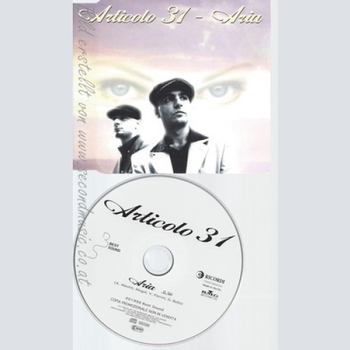 CD--ARTICOLO 31 --ARIA--PROMO