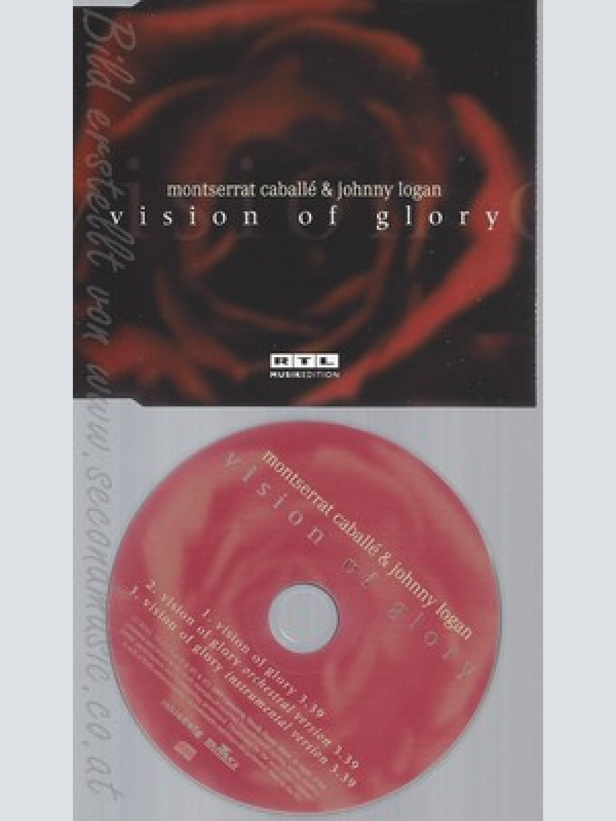 CD--CABALLE & LOGAN -- - SINGLE -- VISION OF GLORY