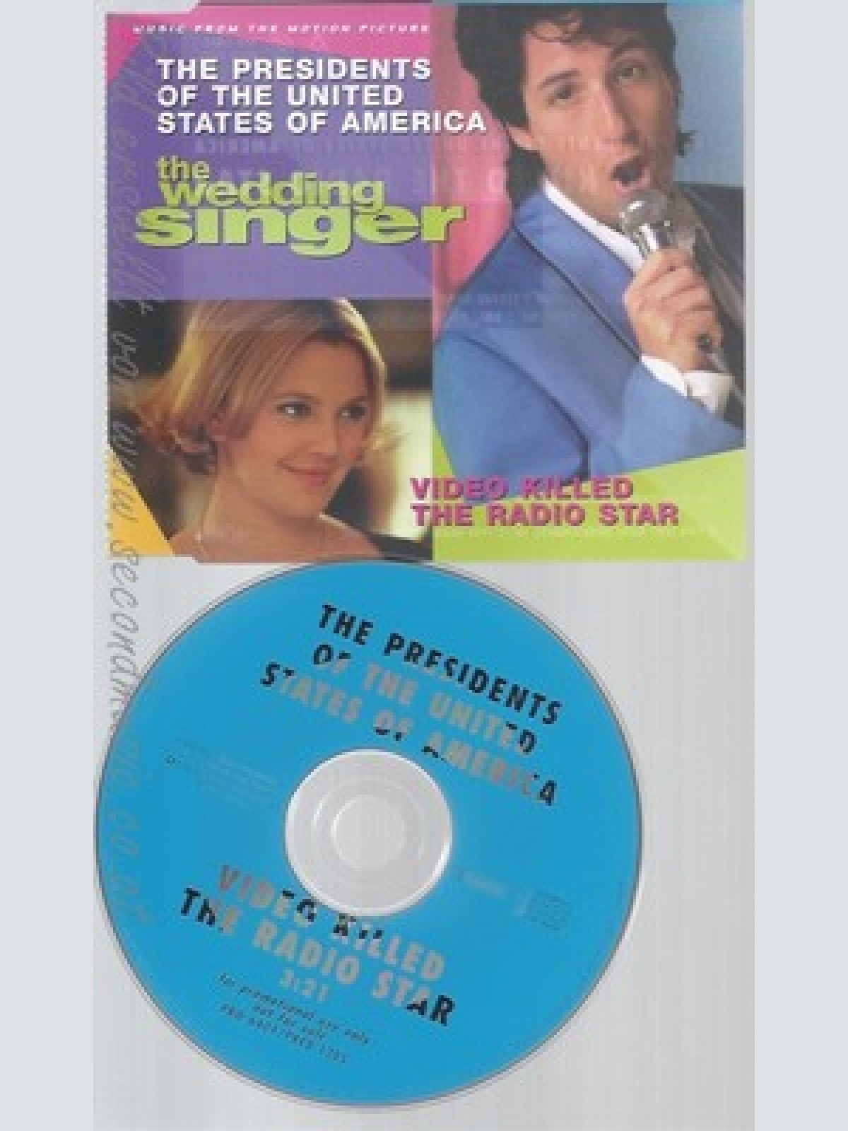 CD--THE WEDDING SINGER--VIDEO KILLED THE RADIO STAR--PROMO