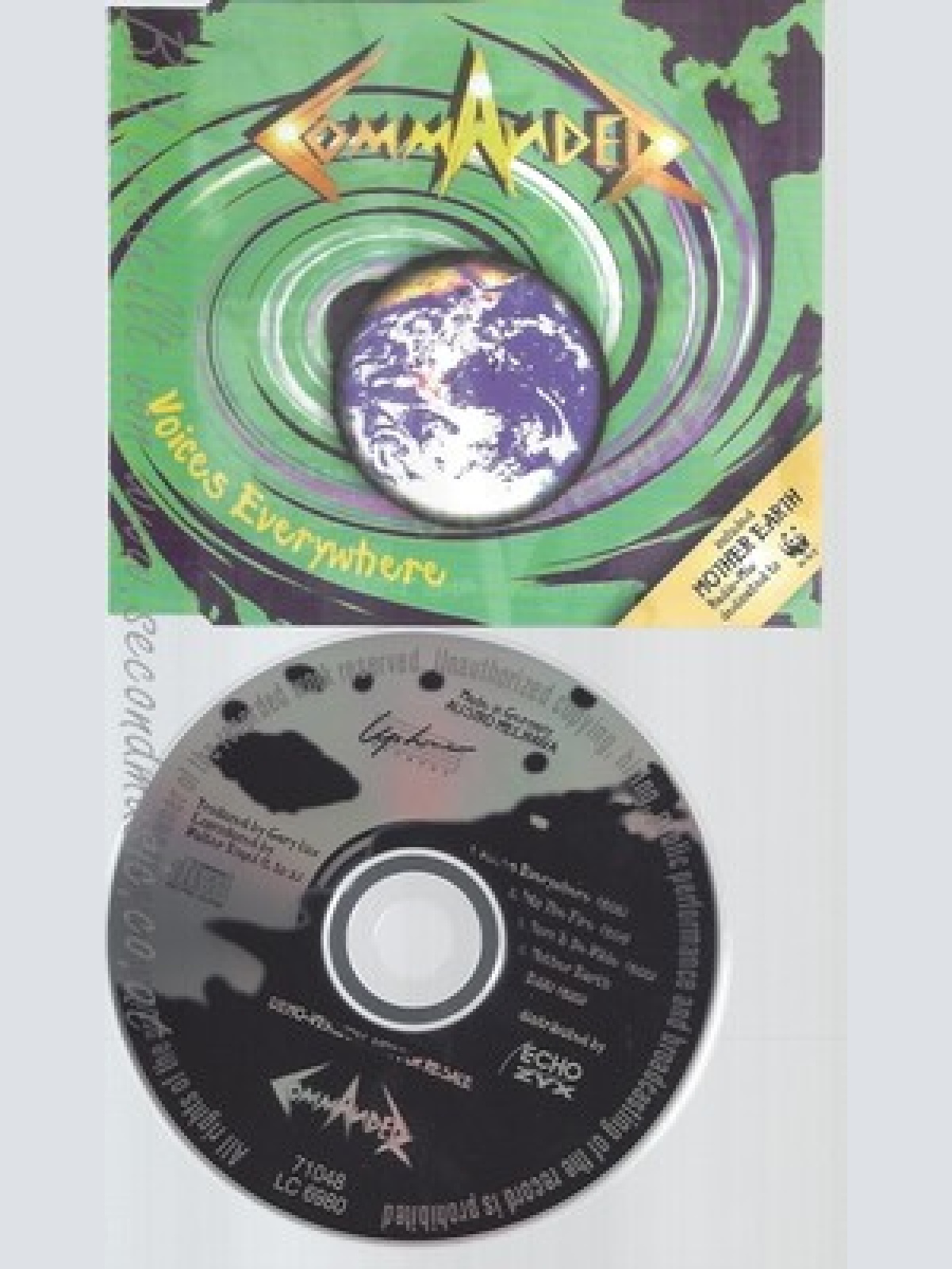 CD--COMMANDER--VOICES EVERYWHERE--