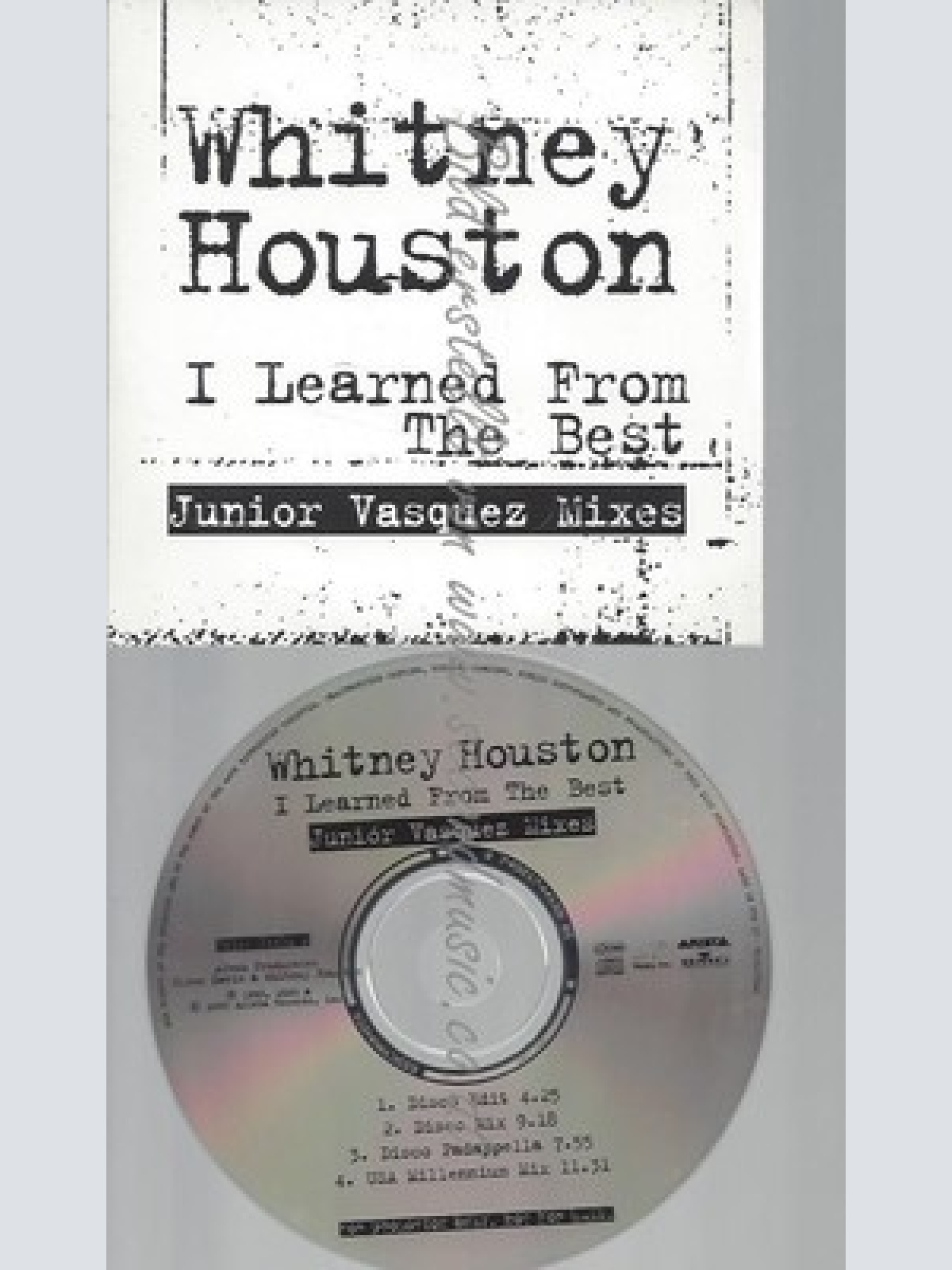 CD--PROMO--WHITHNEY HOUSTON--I LEARNED FROM THE BEST